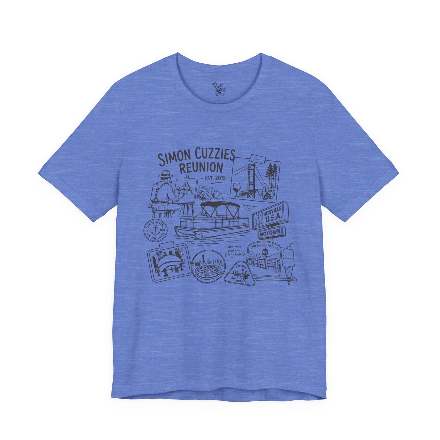 "Cuzzie Reunion" Unisex Jersey Short Sleeve Tee