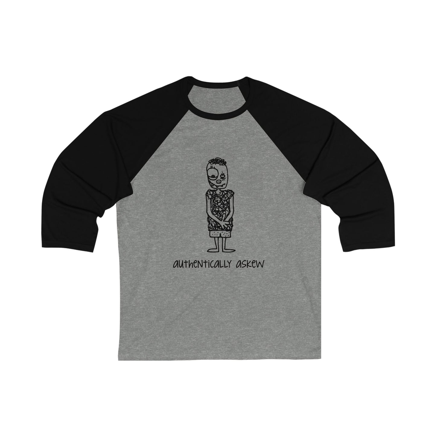 "Authentically Askew" Unisex Baseball Tee