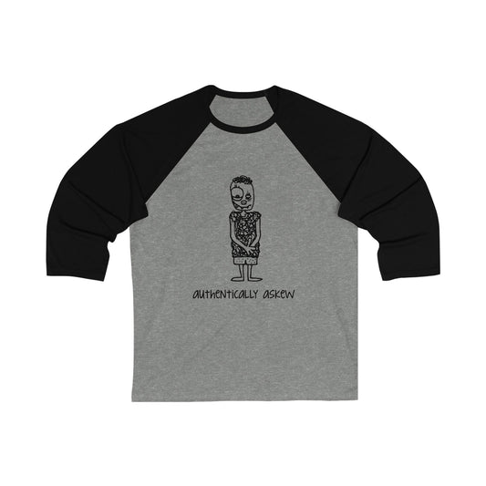 "Authentically Askew" Unisex Baseball Tee