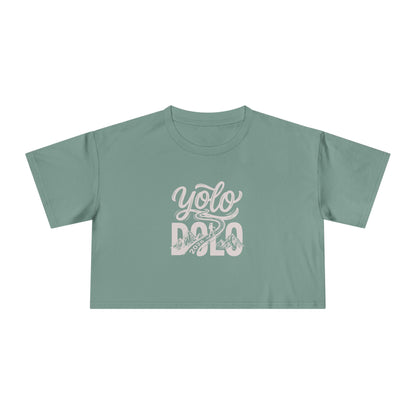 "YOLO DOLO" Women's Crop Tee
