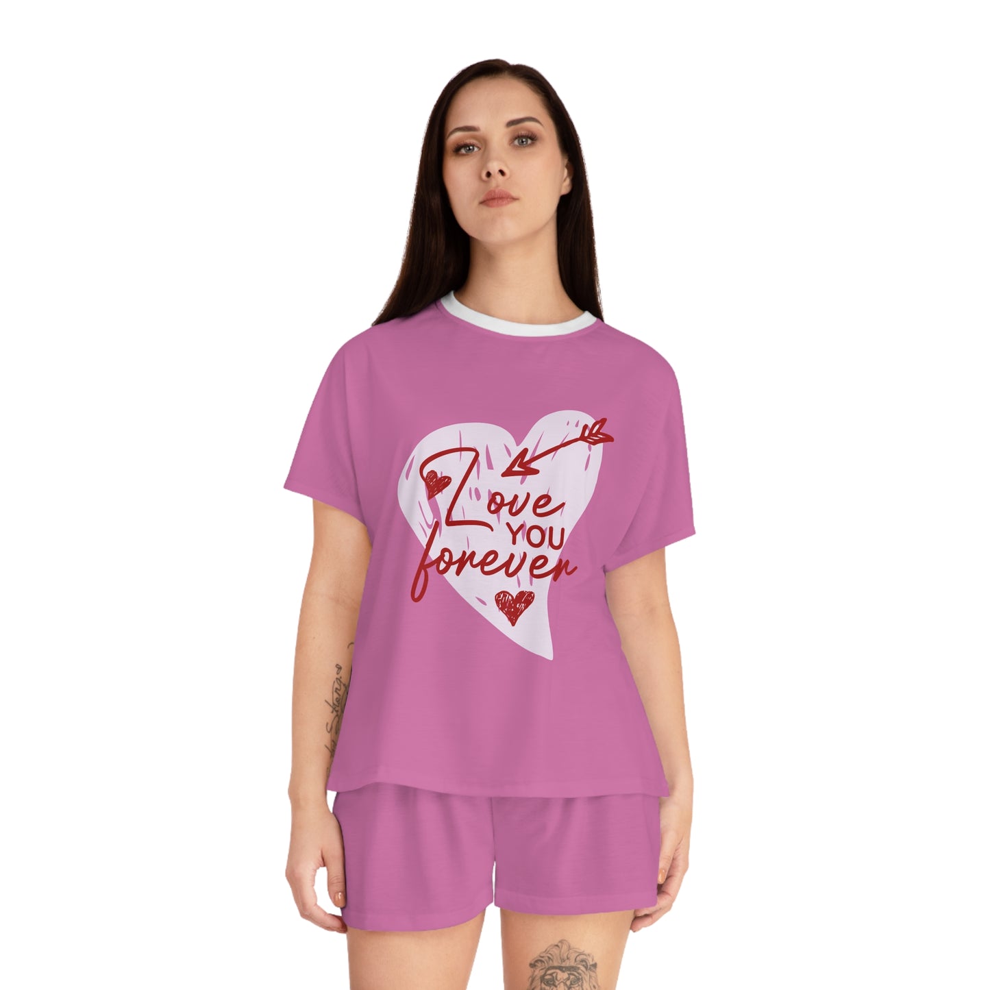 "Love You Forever" Women's Short Pajama Set