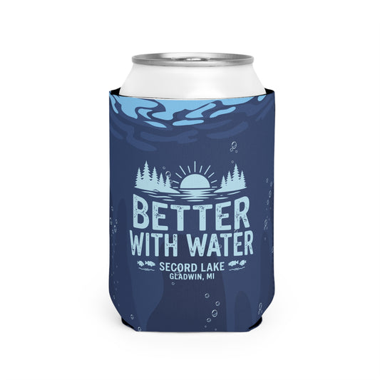 "Better with Water" Insulated Beer Can Koozie