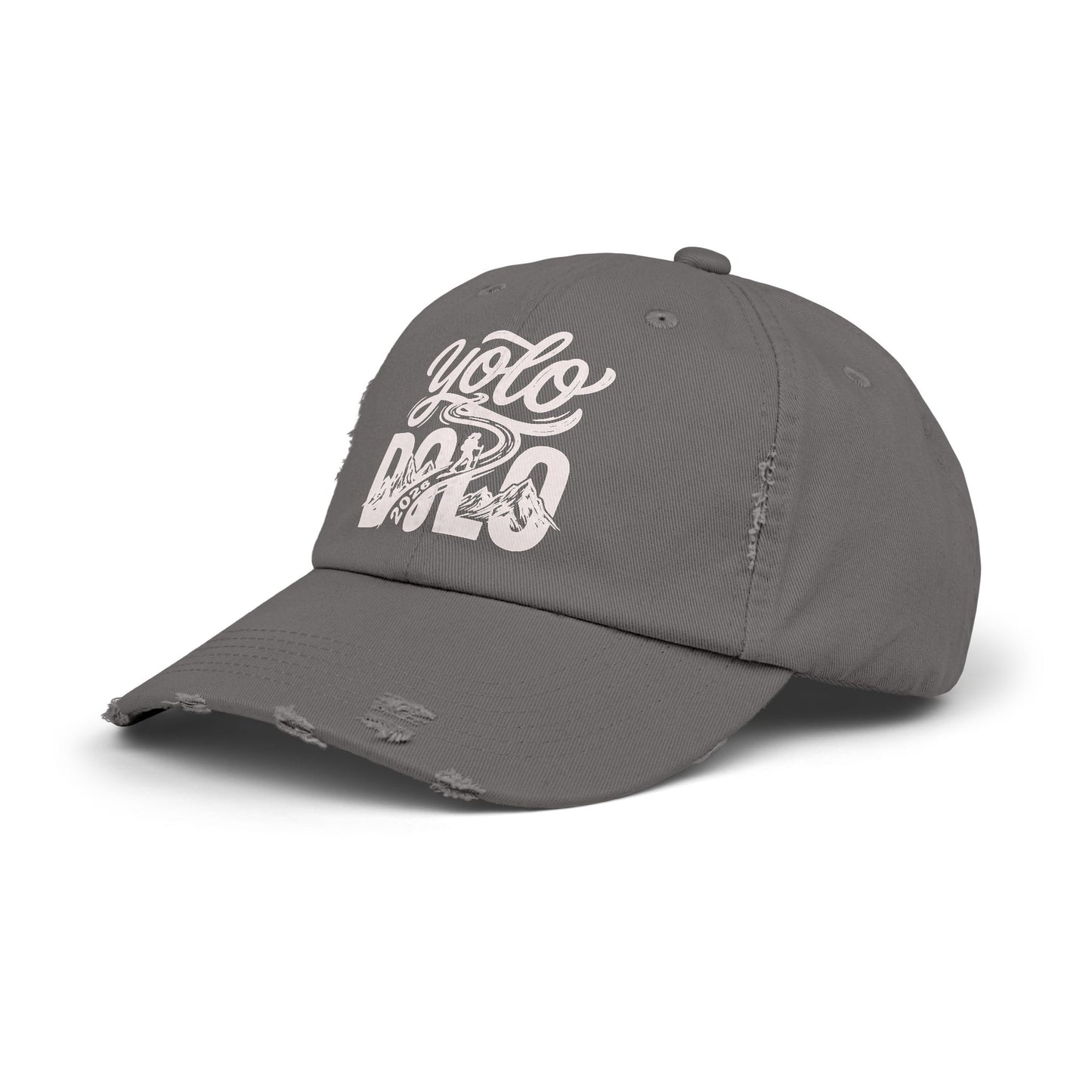 YOLO DOLO – Distressed Baseball Cap
