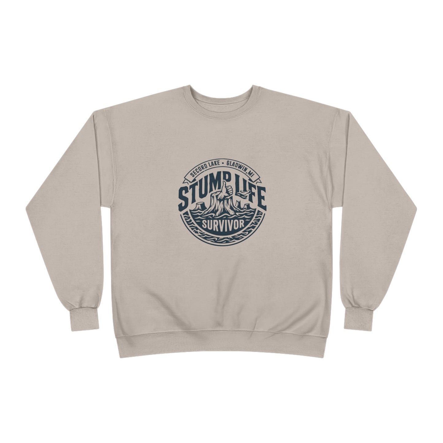 "Stump Life Survivor" Vintage Crewneck Sweatshirt