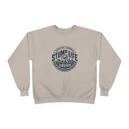 "Stump Life Survivor" Vintage Crewneck Sweatshirt