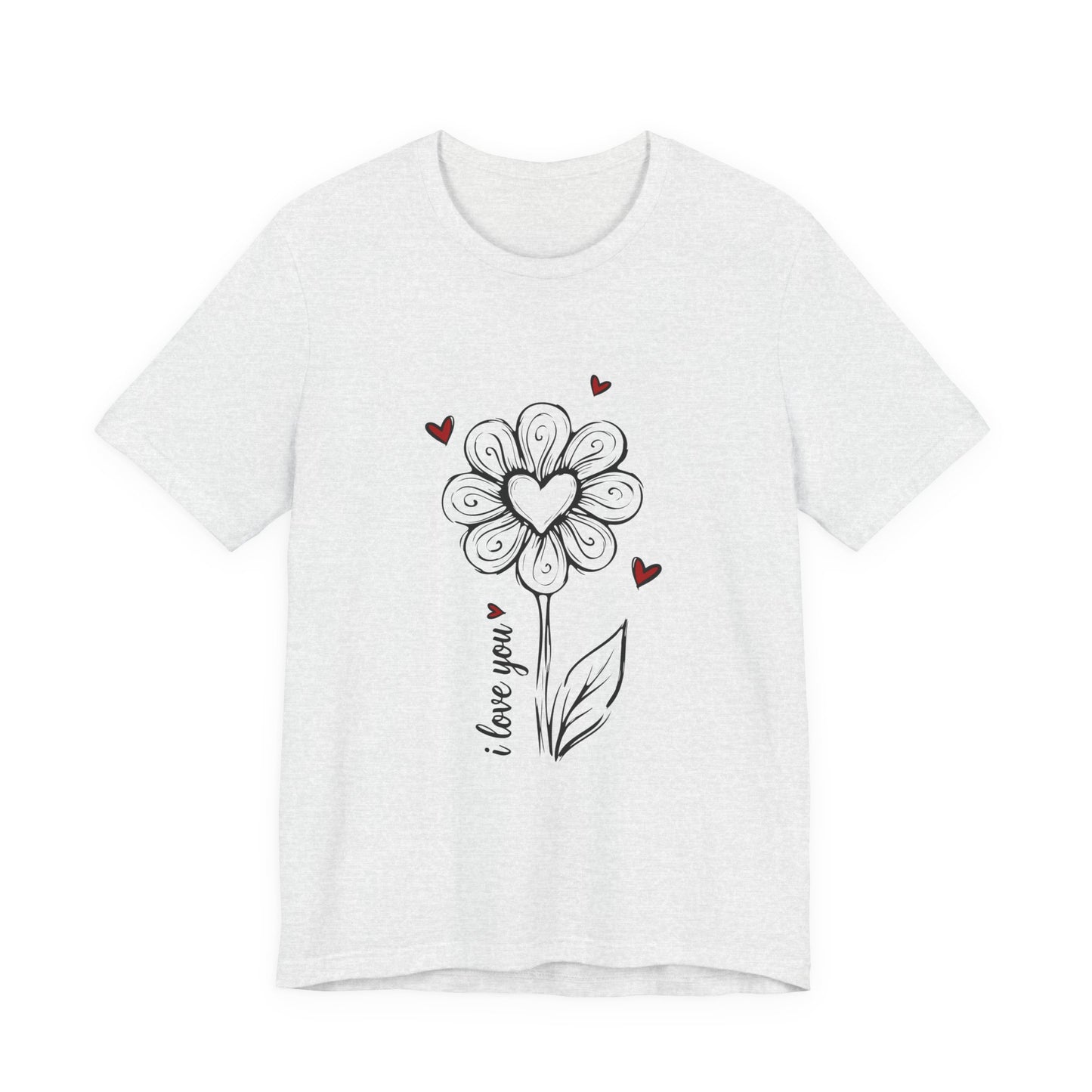 "I Love You" Flower Tee