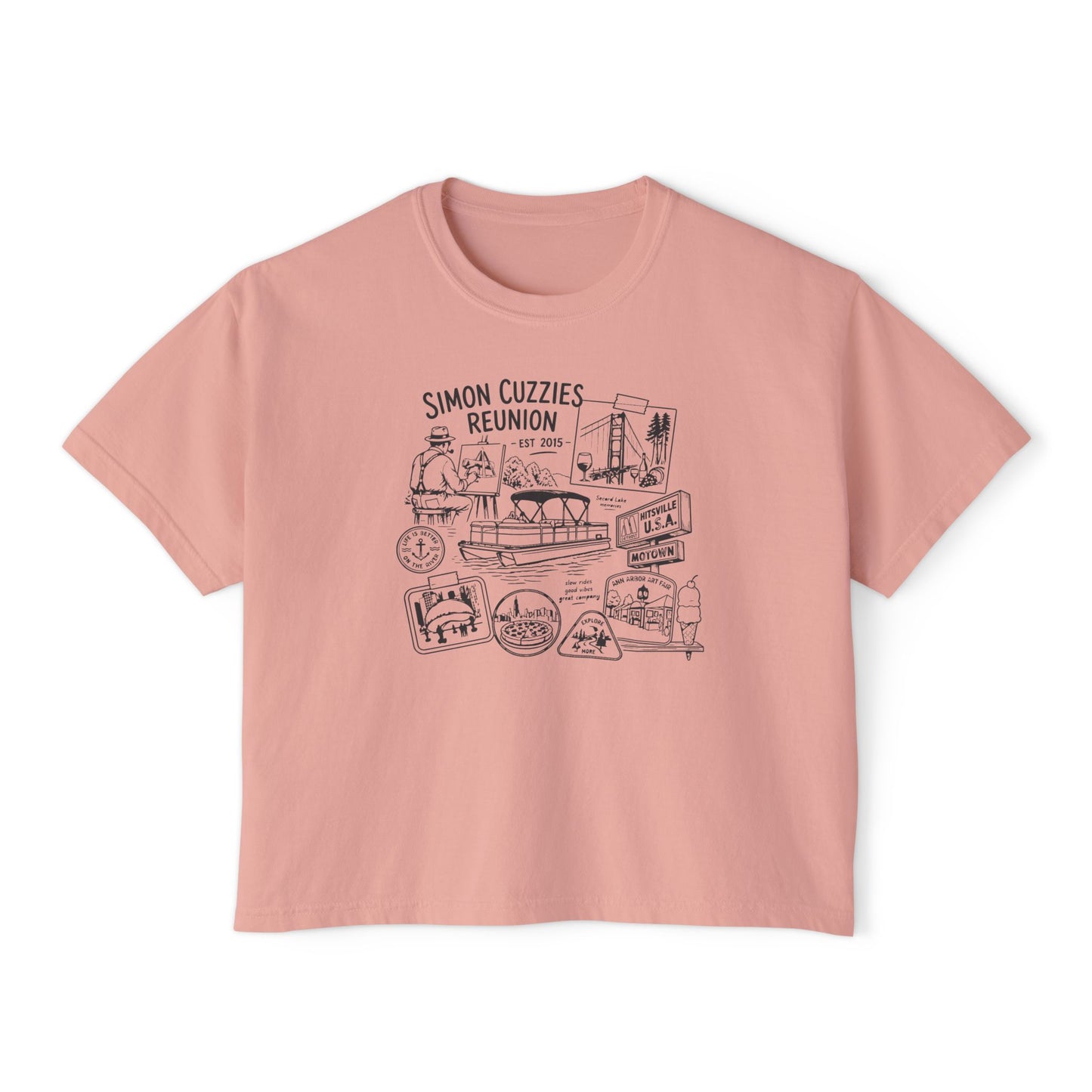 "Cuzzies Reunion" Boxy Tee