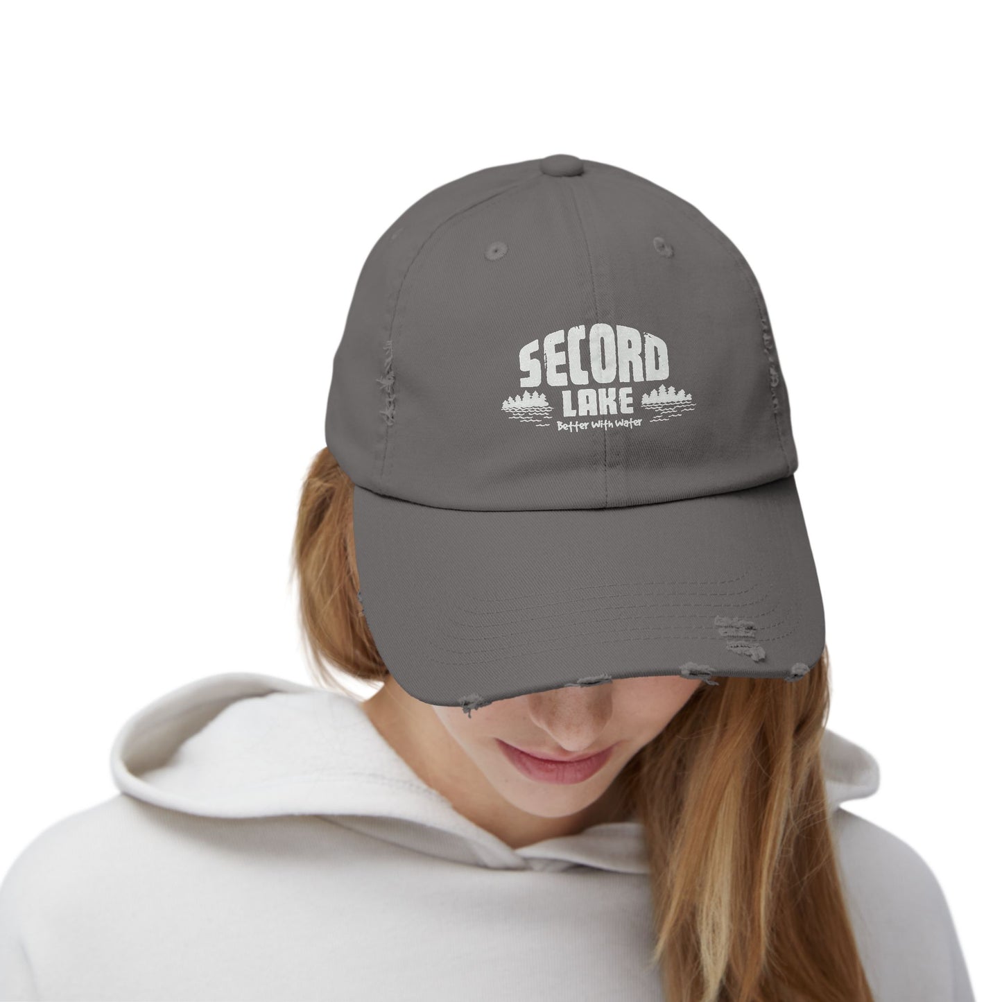 "Secord Lake, Better with Water" Baseball Cap
