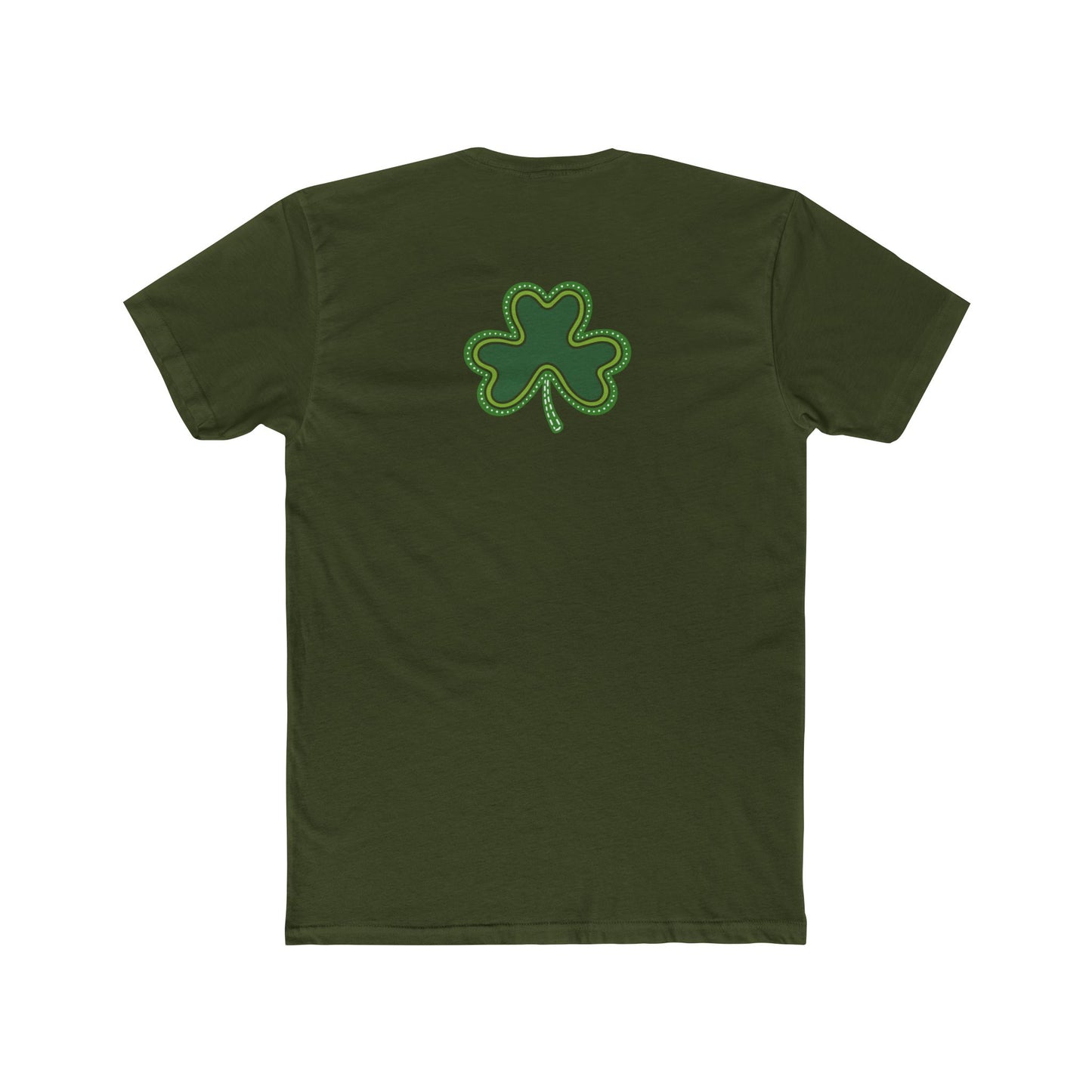 Lucky Men's Shamrock T-Shirt | Green Rainbow & Clover Graphic | St. Patrick's Day Apparel