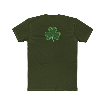 Lucky Men's Shamrock T-Shirt | Green Rainbow & Clover Graphic | St. Patrick's Day Apparel