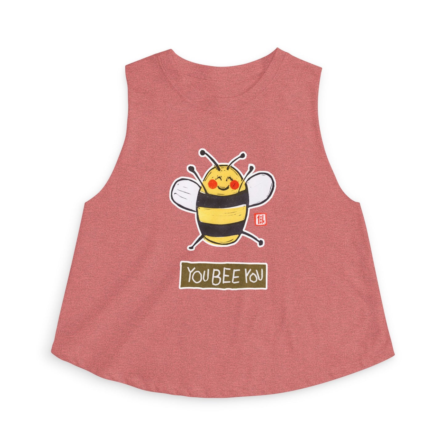 Meaningful Growth Crop Tank | "Small Good Things" Summer Top | Mindful Graphic Muscle Tee