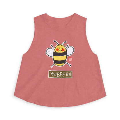 Meaningful Growth Crop Tank | "Small Good Things" Summer Top | Mindful Graphic Muscle Tee