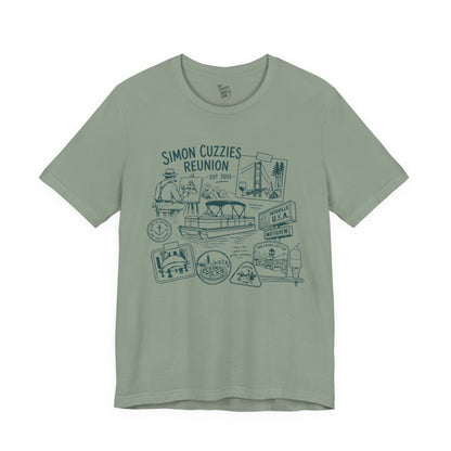 "Cuzzie Reunion" Unisex Jersey Short Sleeve Tee