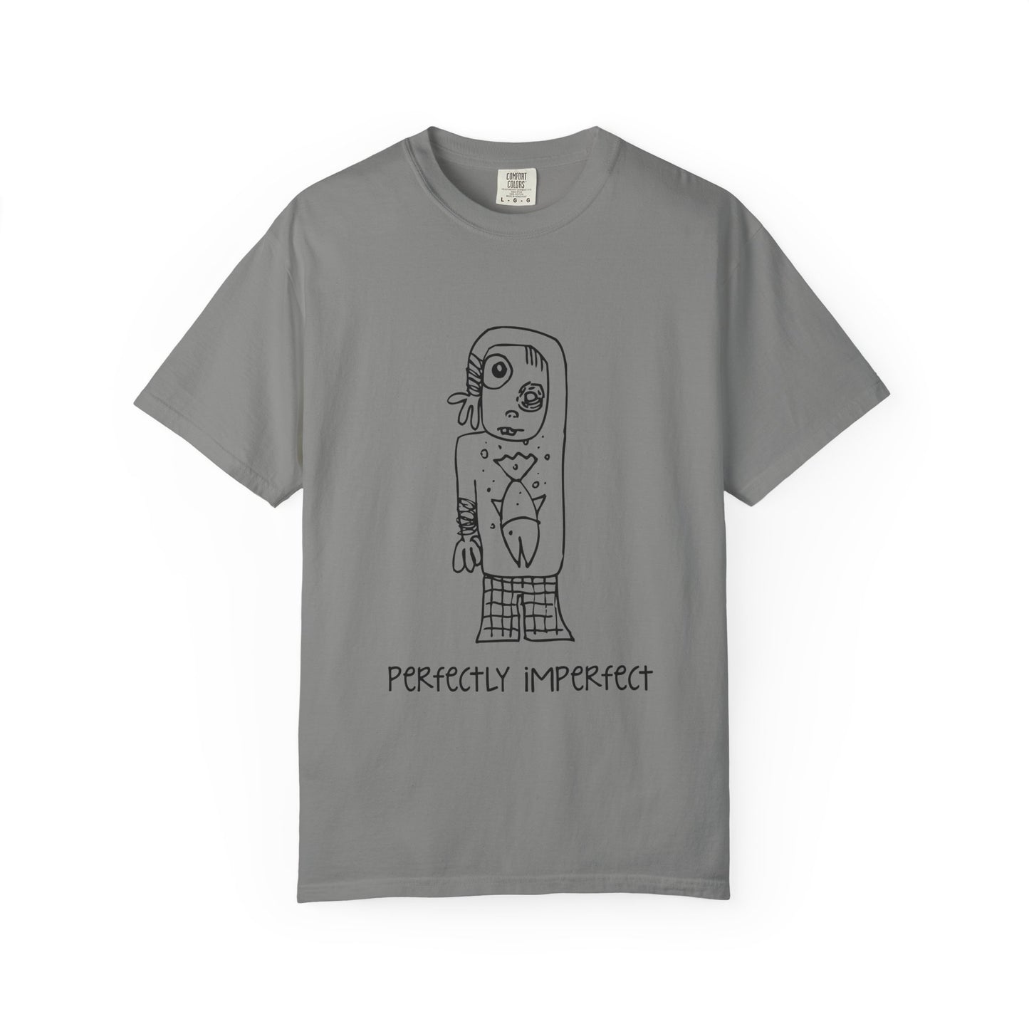 Perfectly Imperfect T-Shirt — Hand-Drawn Self-Love Graphic Tee