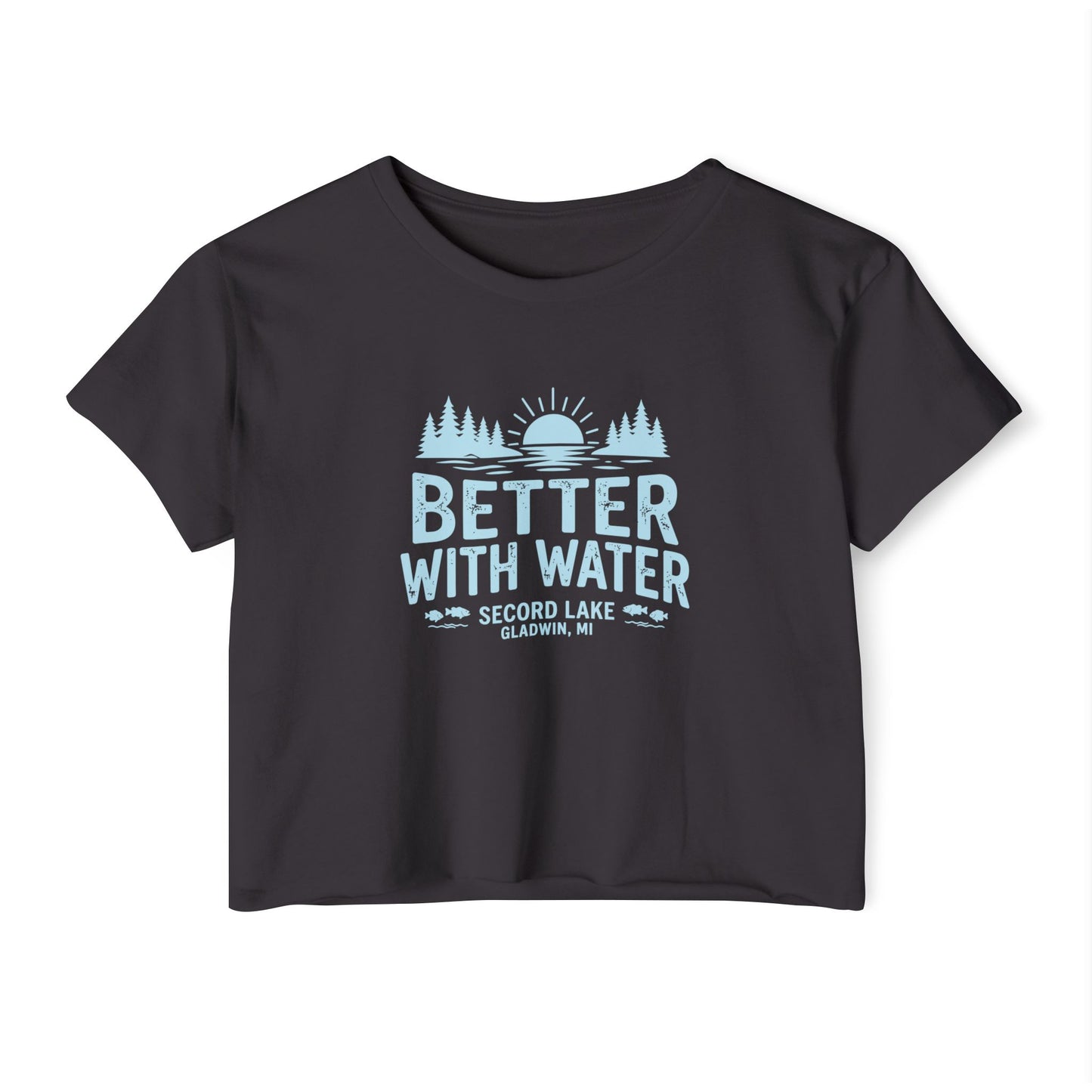 "Better With Water" Crop Top