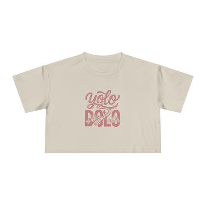 "YOLO DOLO" Women's Crop Tee