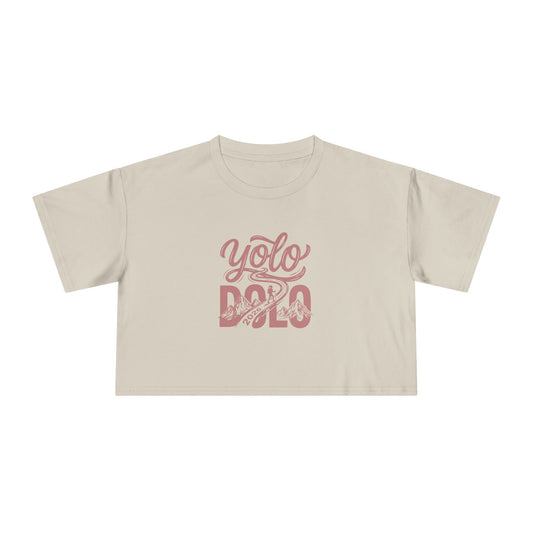 "YOLO DOLO" Women's Crop Tee