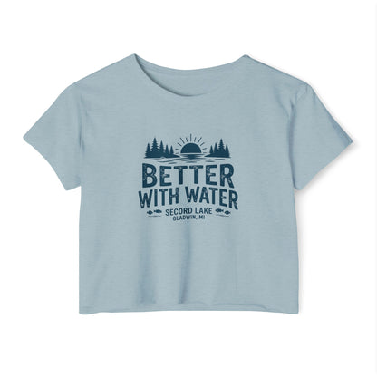 "Better With Water" Crop Top