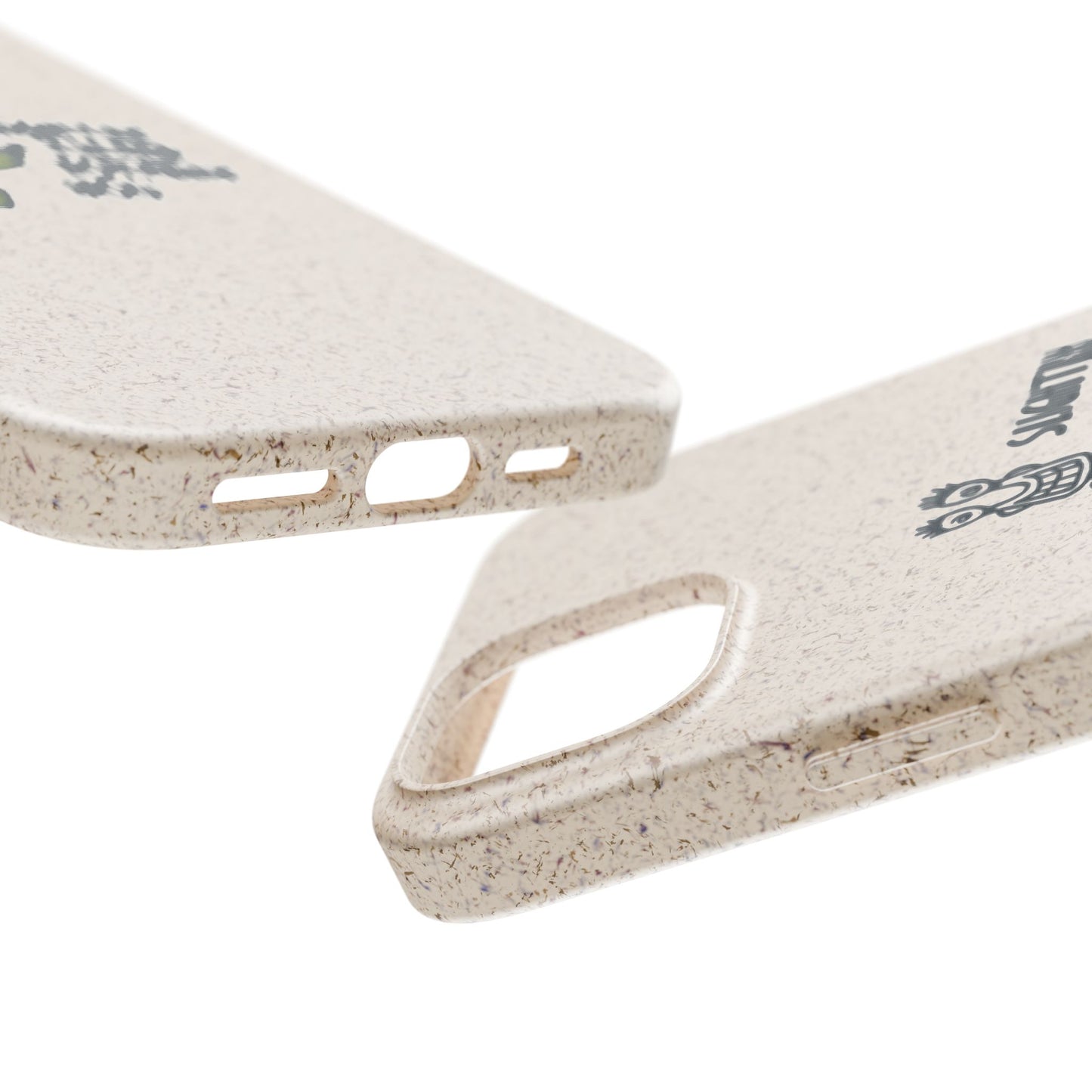 "Slightly Titled, Totally You"  —  Biodegradable Phone Case