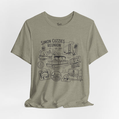 "Cuzzie Reunion" Unisex Jersey Short Sleeve Tee