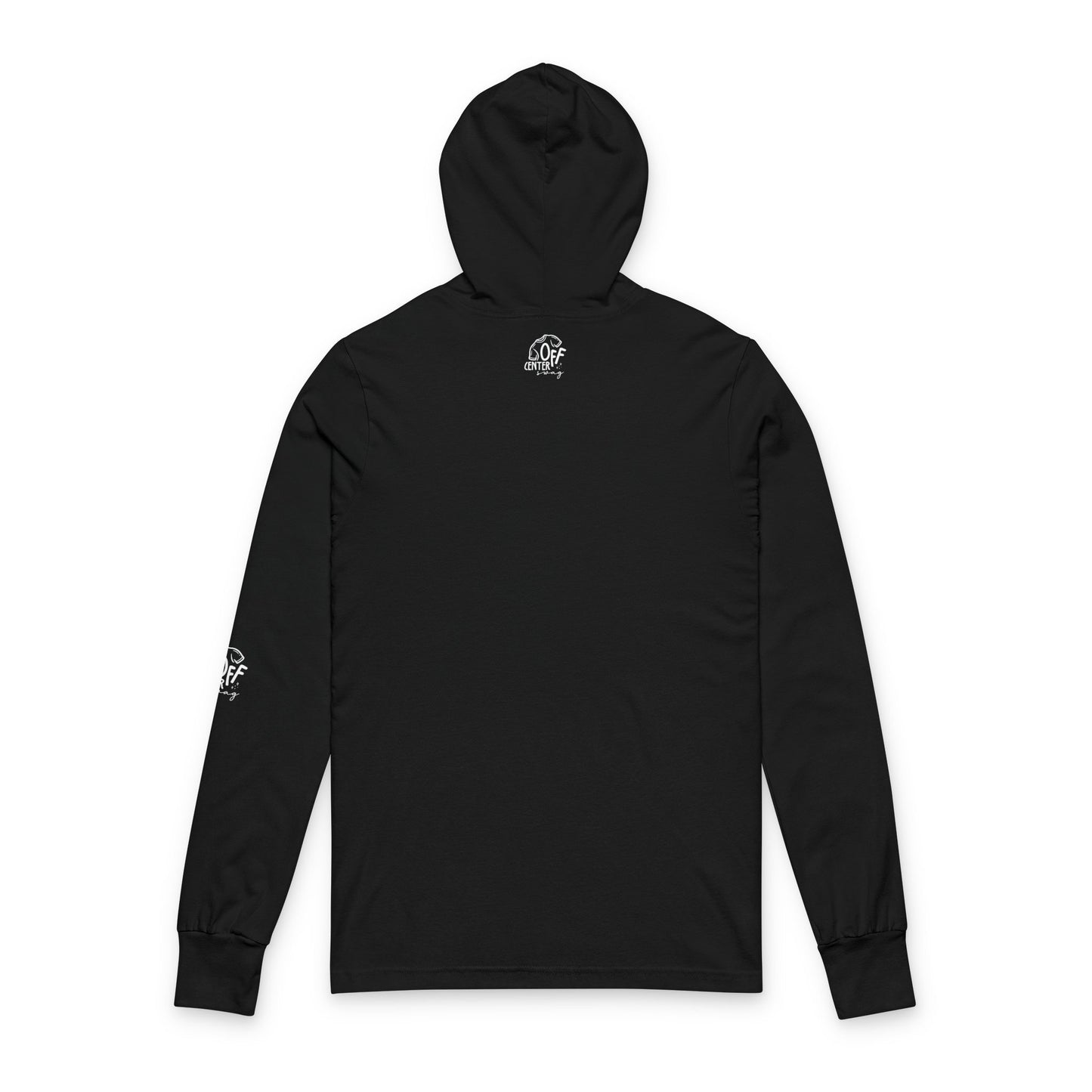 "Slightly Tilted, Totally You" Hooded Long Sleeve Tee