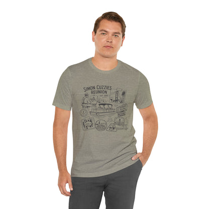 "Cuzzie Reunion" Unisex Jersey Short Sleeve Tee