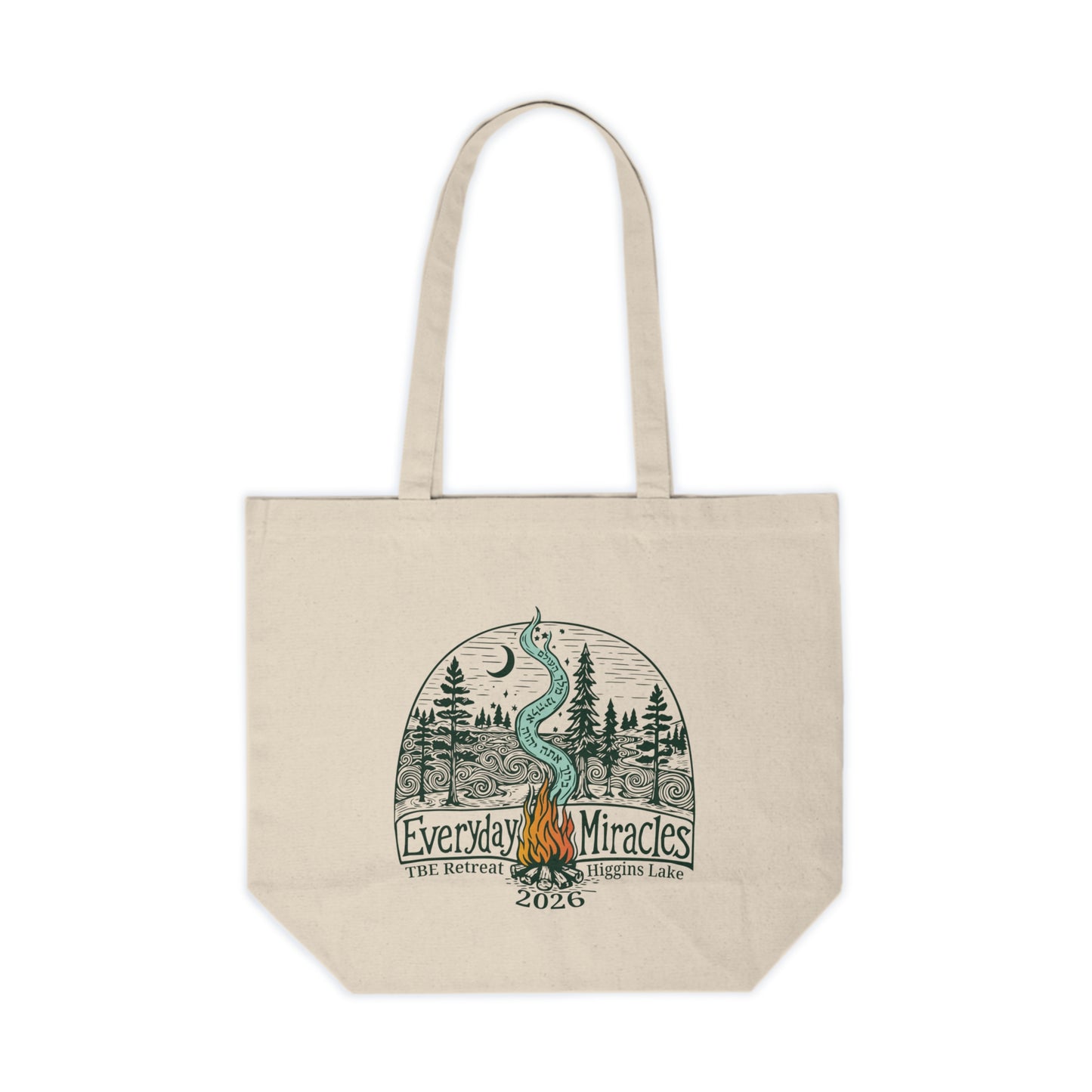 "Everyday Miracles" 18"x15" Canvas Tote