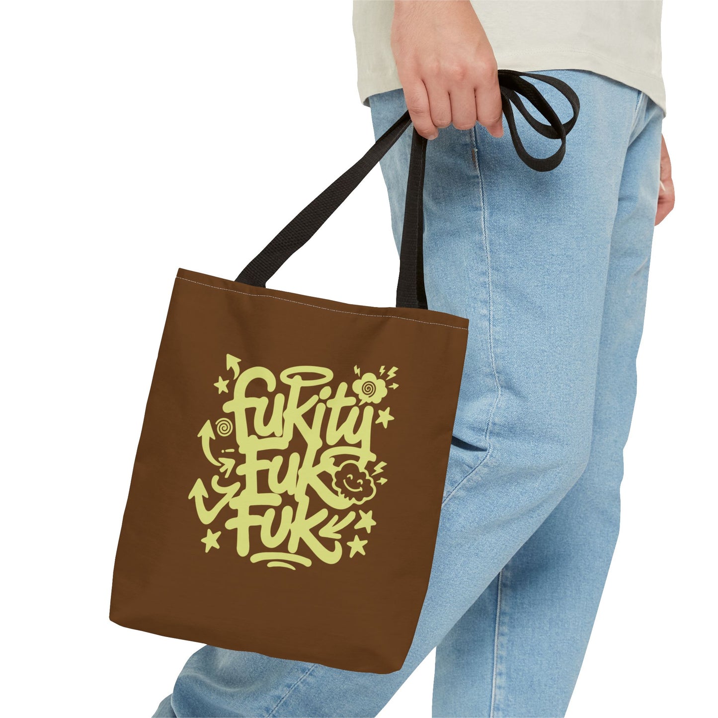 Tote Bag — Hand-Drawn Funky Lettering Graphic Tote