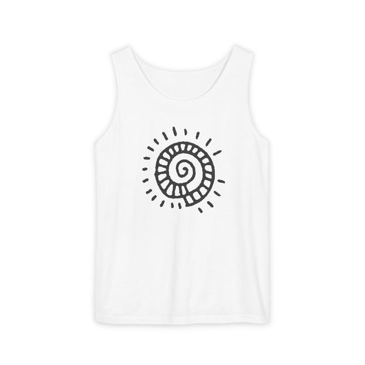 "Spiral Sun"  —  Boho Tank Top