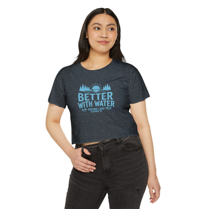 "Better With Water" Crop Top