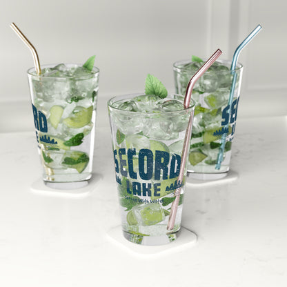 "Secord Lake, Better with Water" 16oz Pint Glass