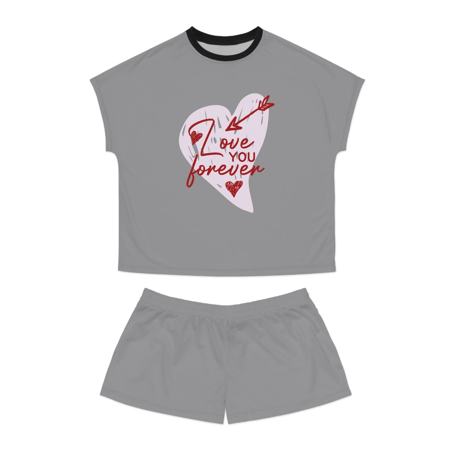"Love You Forever" Women's Short Pajama Set