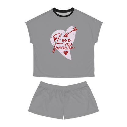 "Love You Forever" Women's Short Pajama Set