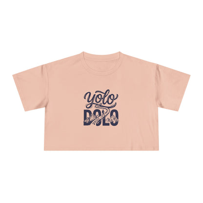 "YOLO DOLO" Women's Crop Tee