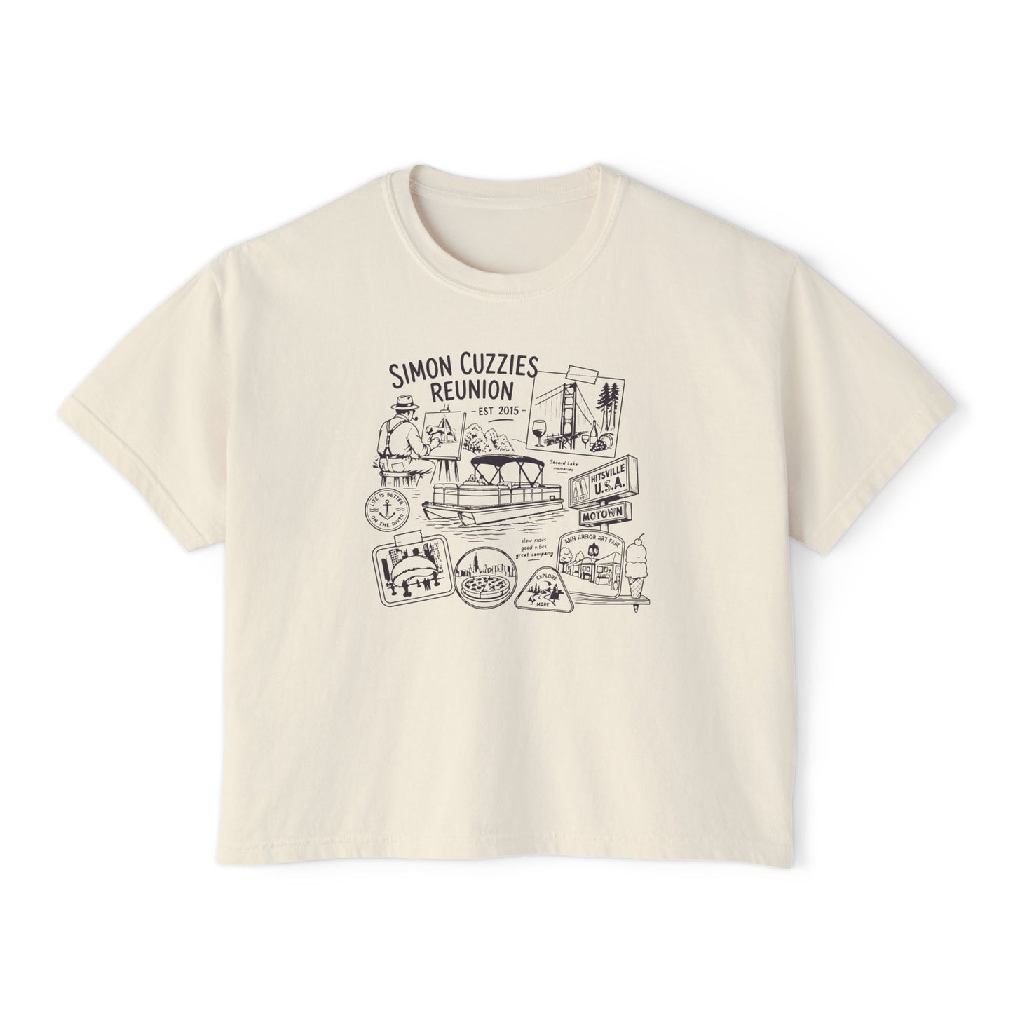 "Cuzzies Reunion" Boxy Tee