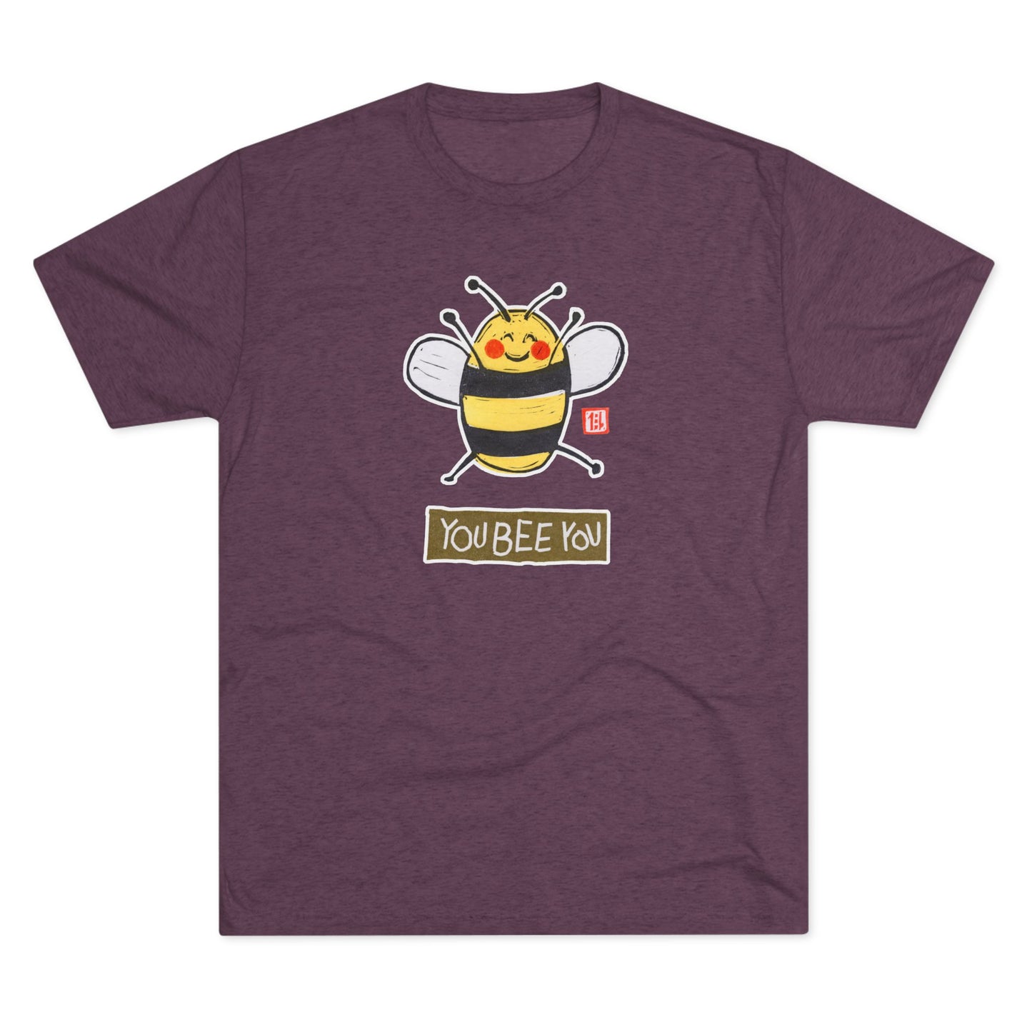 Meaningful Authenticity Tee | "You Bee You" Premium Tri-Blend Crewneck | Self-Acceptance Apparel