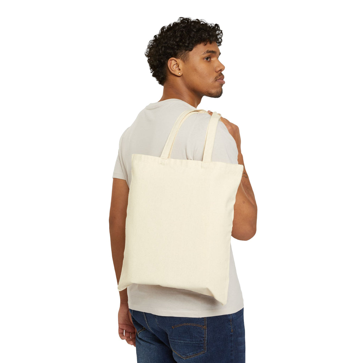 Herbal Faire Canvas Tote Bag — "Great Lakes Herb Faire" Floral Market Tote