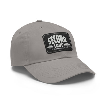Lake Life Dad Hat | "Secord Lake Better with Water" Chino Twill Patch Cap | Boating Gift