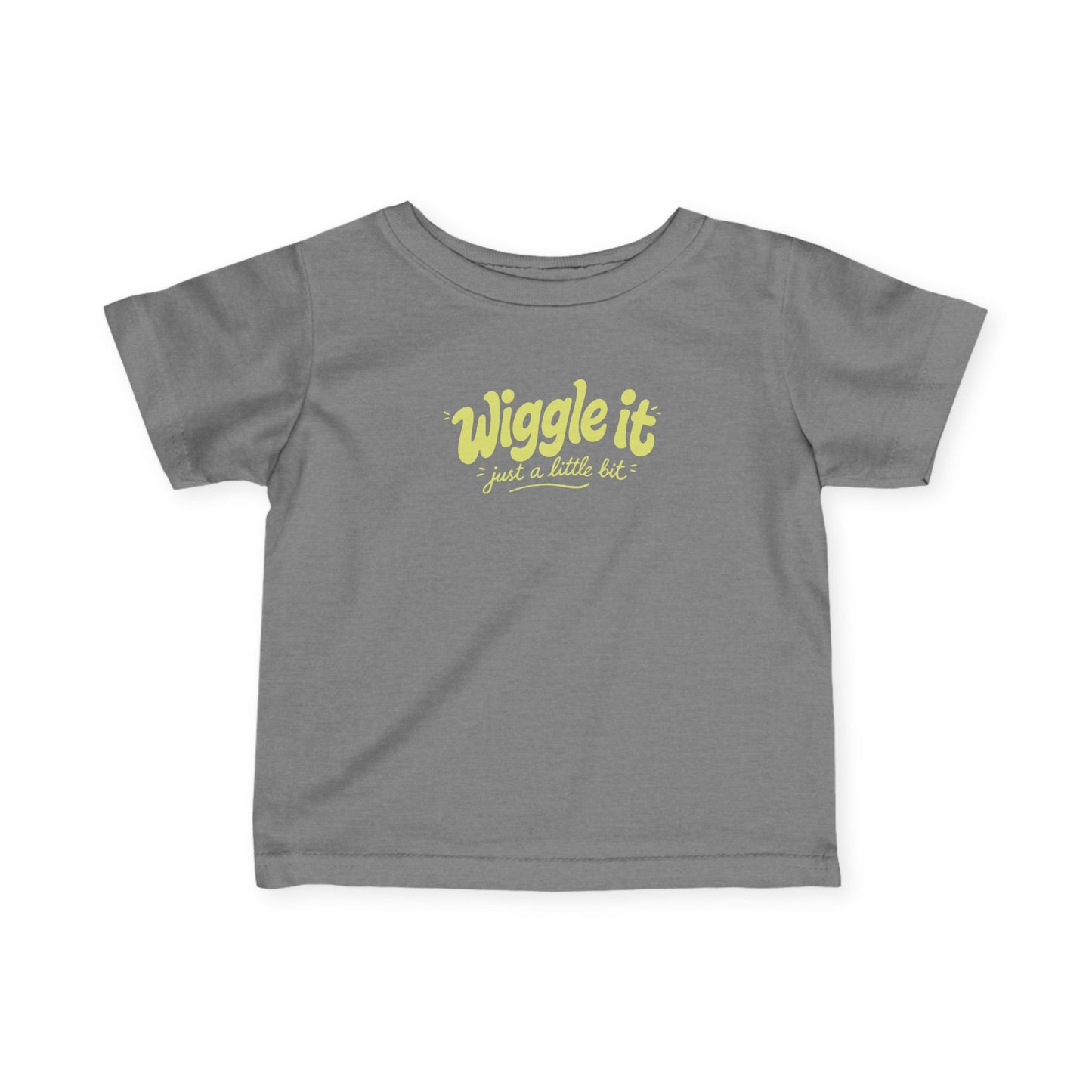 "Wiggle It, Just a Little Bit" Cute Baby Graphic Shirt