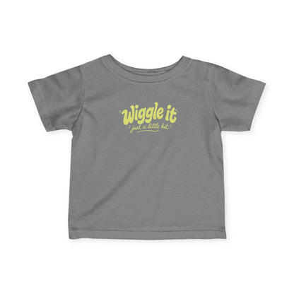 "Wiggle It, Just a Little Bit" Cute Baby Graphic Shirt