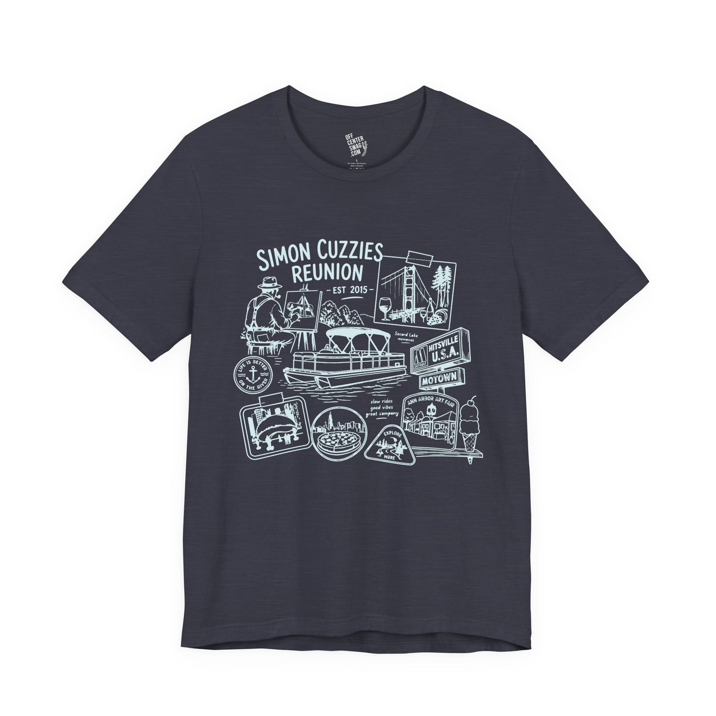 "Cuzzie Reunion" Unisex Jersey Short Sleeve Tee