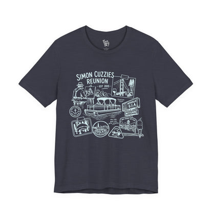 "Cuzzie Reunion" Unisex Jersey Short Sleeve Tee