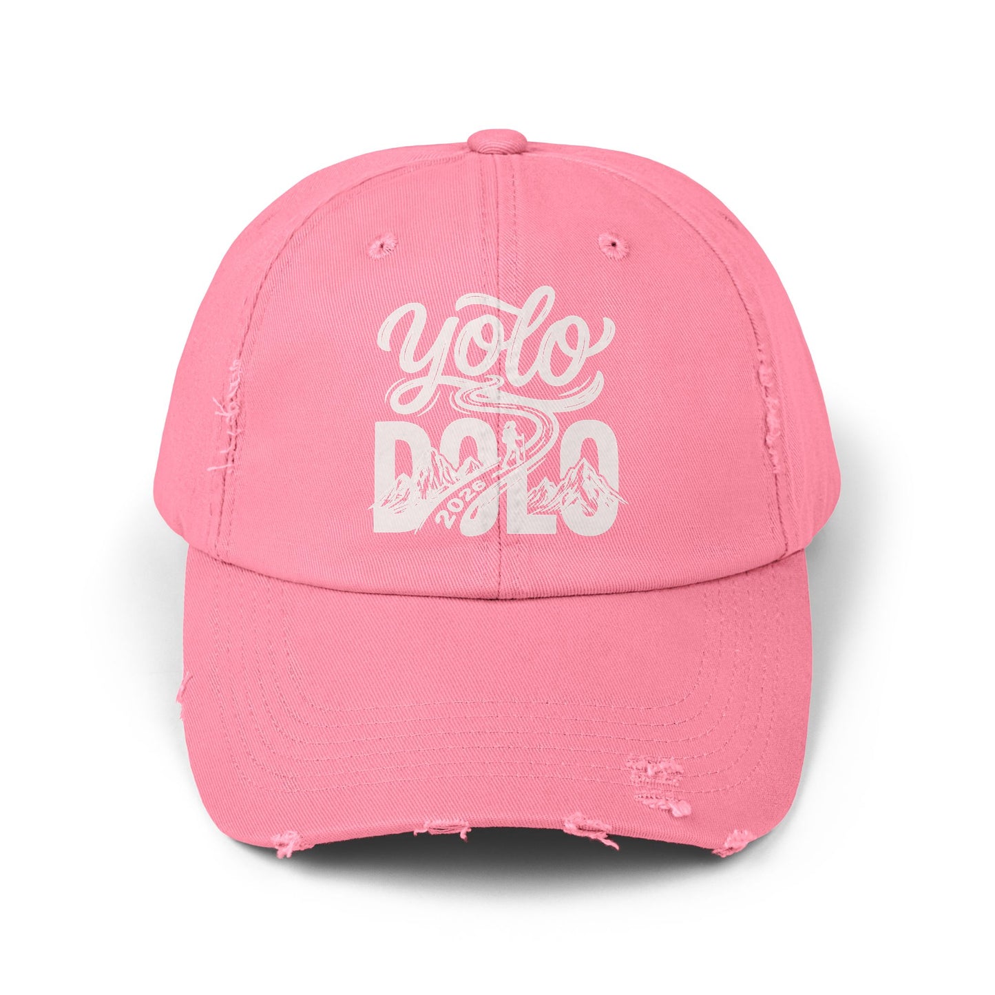 YOLO DOLO – Distressed Baseball Cap