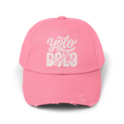 YOLO DOLO – Distressed Baseball Cap