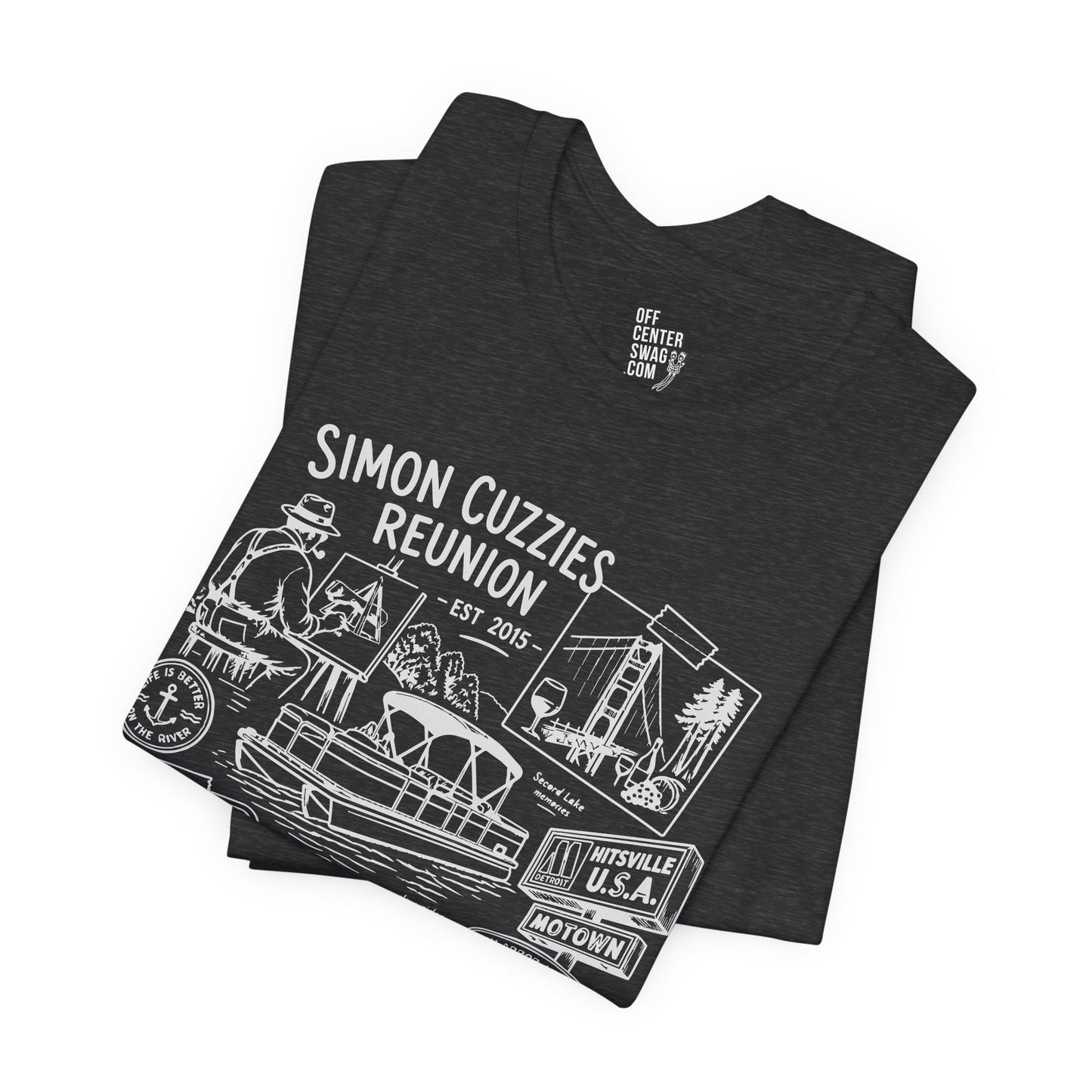 "Cuzzie Reunion" Unisex Jersey Short Sleeve Tee