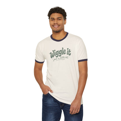 "Wiggle It Just A Little Bit" Ringer T-Shirt