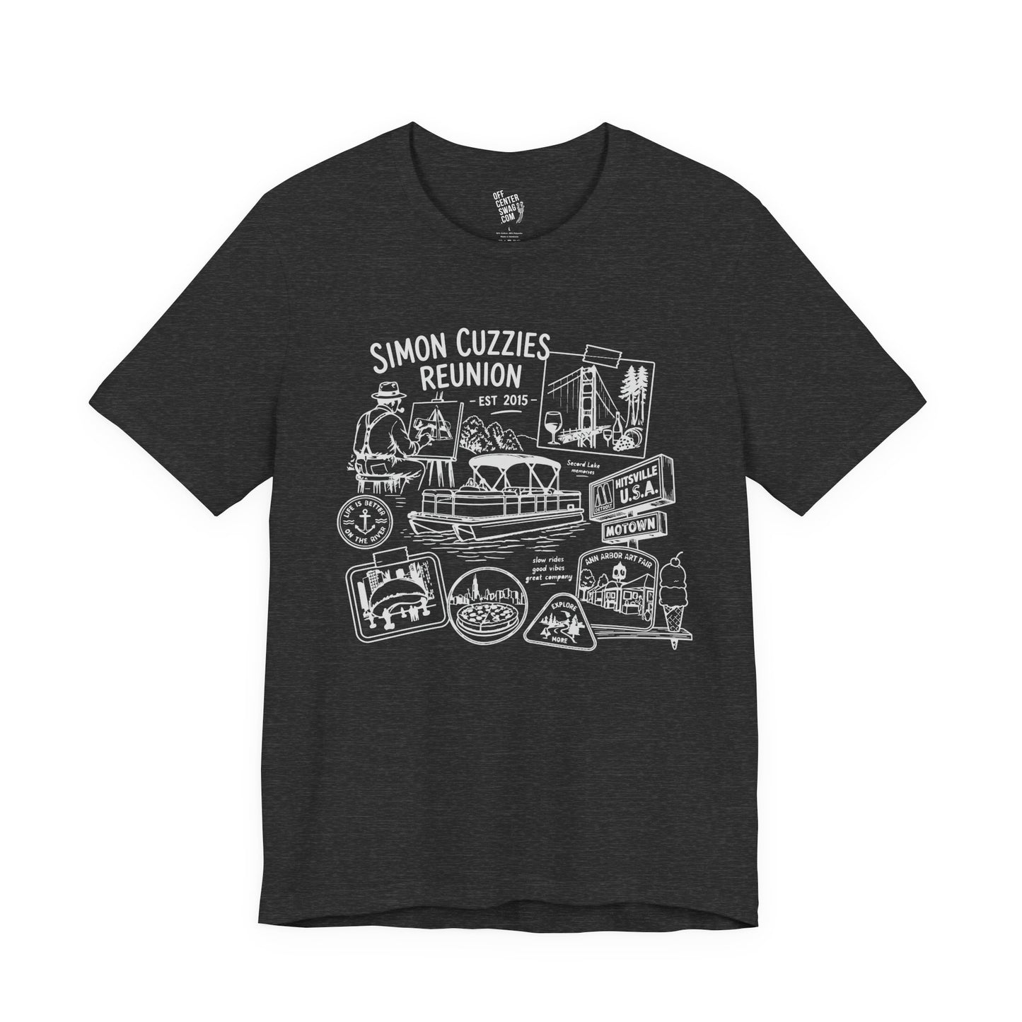 "Cuzzie Reunion" Unisex Jersey Short Sleeve Tee