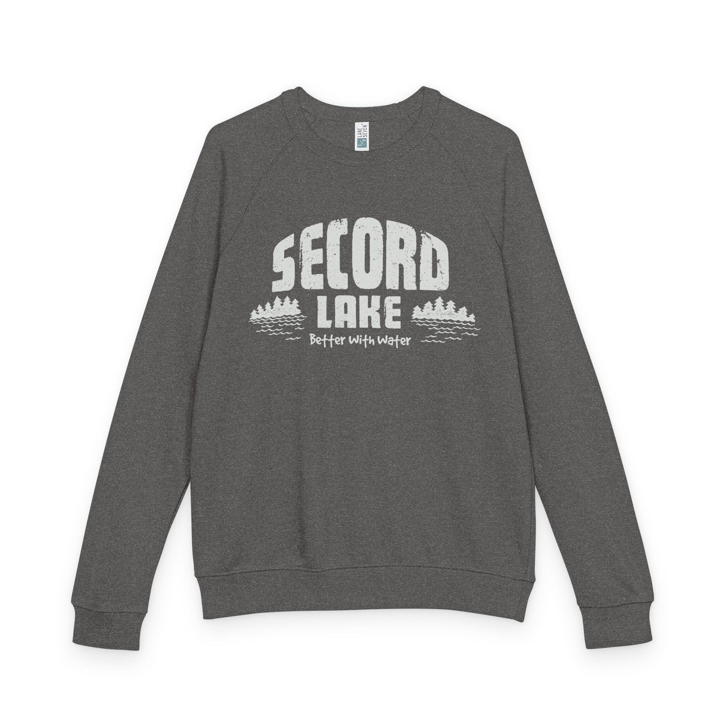 Secord Lake Better with Water — Crewneck Sweatshirt