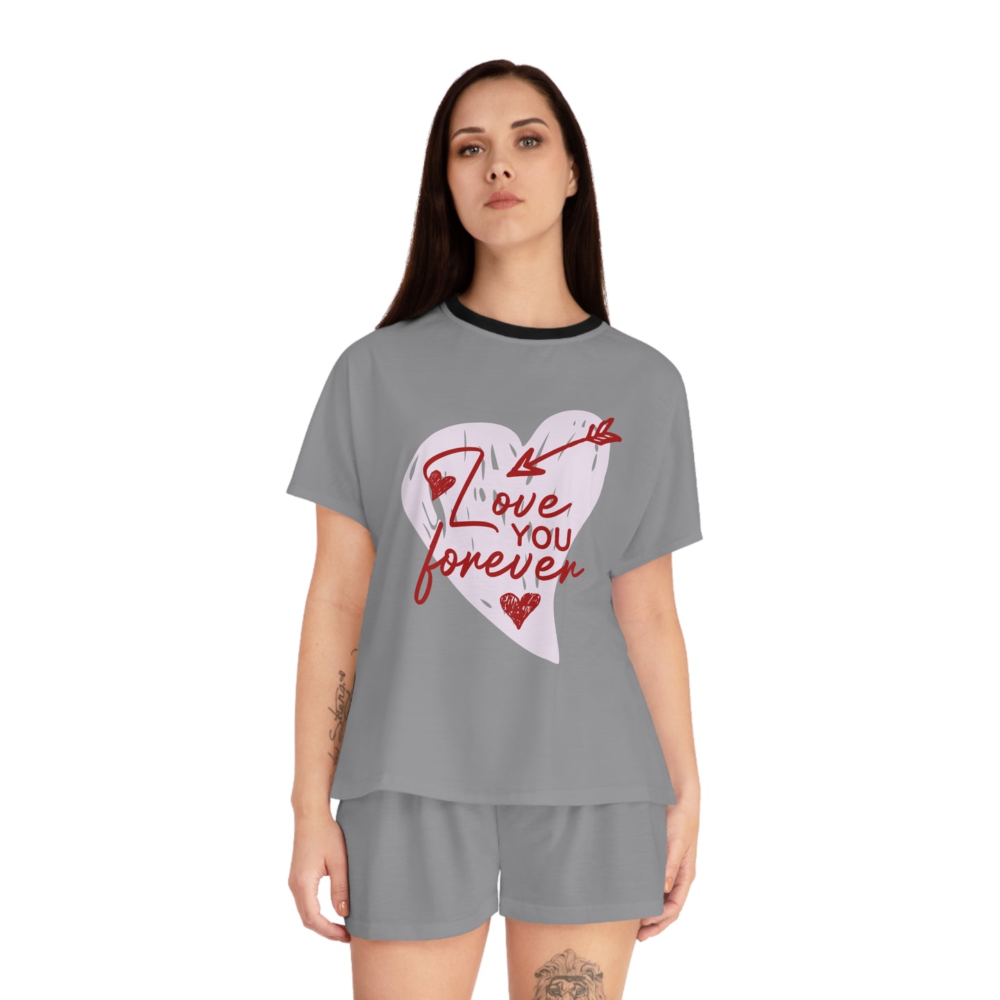 "Love You Forever" Women's Short Pajama Set