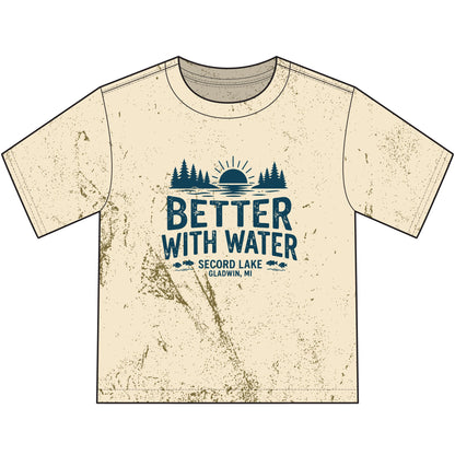 "Better With Water" Vintage Kids Tee